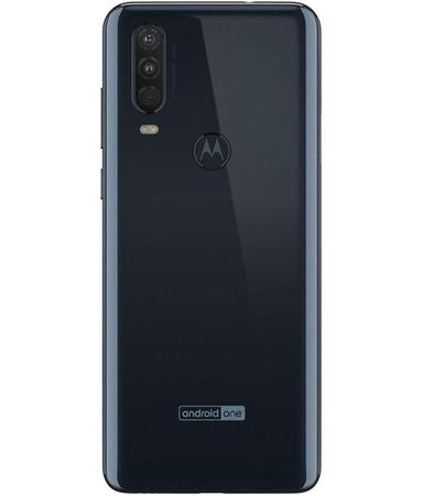 Imagem de Usado: Motorola One Action 128GB Azul Denim Muito Bom - Trocafone