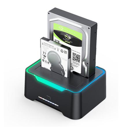 Imagem de USB 3.0 para SATA Dual Bay HDD Dock Station Dock de disco rígido externo