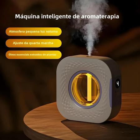 Imagem de Usb Inteligente Purificador De Ar Difusor Máquina Aromaterapia Display Para Cozinha Banheiro Carro