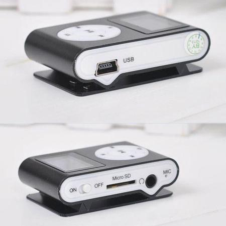 Imagem de USB MP3 Player Mini FM LCD Screen Suporte 32GB TF Card Clip 