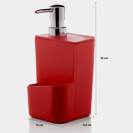 Imagem de Utensilios Domesticos Cozinha Lixeira 2,5 L Dispenser Detergente