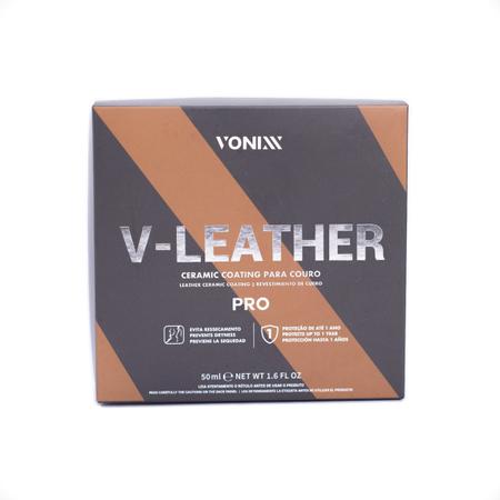 Imagem de V-leather vitrificador de bancos de couro 50ml - vonixx