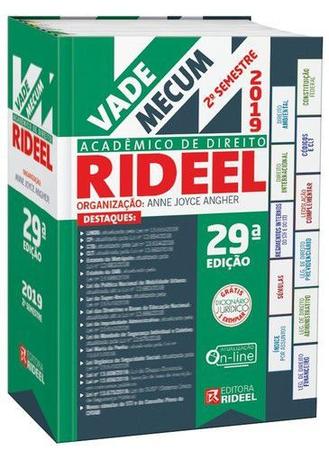 Imagem de Vade Mecum Acadêmico de Direito Rideel - 2º Semestre 2019 - 29º Edição - Tradicional
