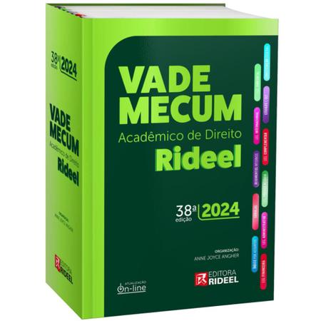 Imagem de Vade Mecum Acadêmico Direito Rideel 38ª Edição 2024 + Dicionário + Etiquetas - EDITORA RIDEEL
