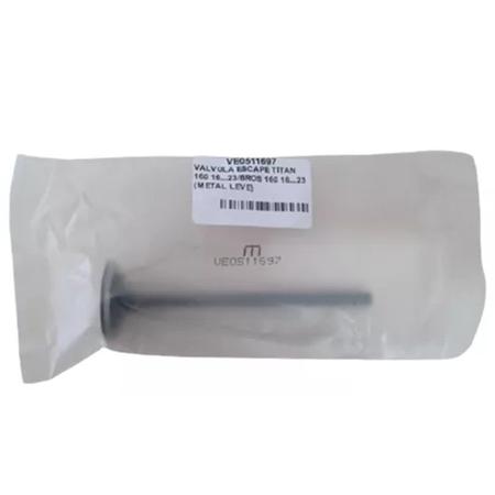 Valvula Admissao E Escape, Retentor Titan 160, Bros 160, Fan - METAL LEVE Imagem de Valvula Admissao E Escape, Retentor Titan 160, Bros 160, Fan