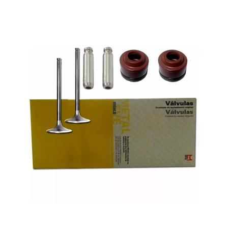 Válvula Admissão Escape Guias Cg Titan 125 99 00 Metal Leve Imagem de Válvula Admissão Escape Guias Cg Titan 125 99 00 Metal Leve