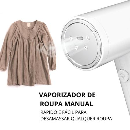 Imagem de Vaporizador de Roupas Passador a Vapor Portátil Potente Passa e Higieniza com Escova