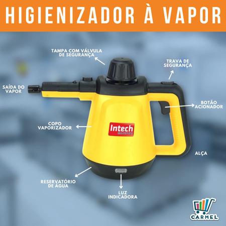 Imagem de Vaporizador E Higienizador Top Clean 1200W Maquina De Limpeza Intech Portátil