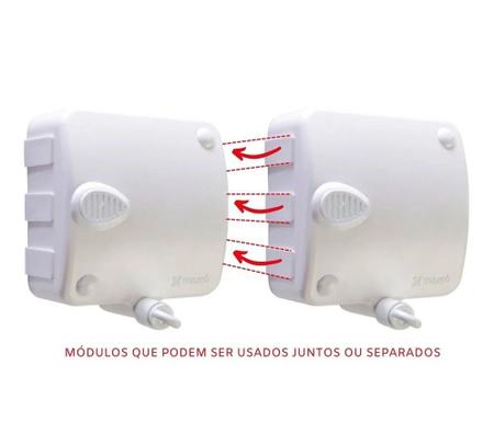 Imagem de Varal Retrátil Automatico Parede Corda Modular Stendmax 6,0m