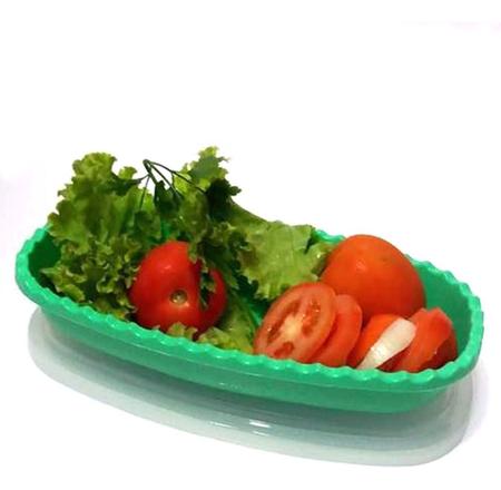 Imagem de Vasilhas Travessa Saladeira Mini Oval C/6 Peças Para Cozinha
