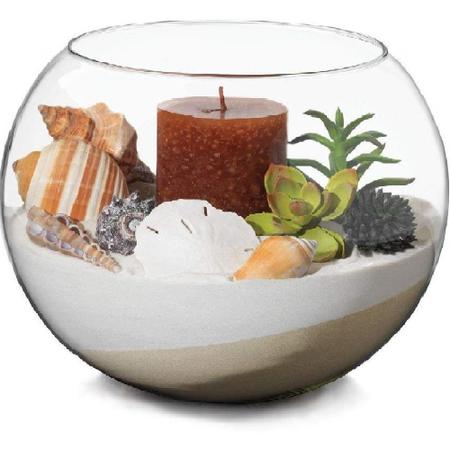 Imagem de Vaso Aquario Redondo Gigante 9,8 L Decoração Em Vidro