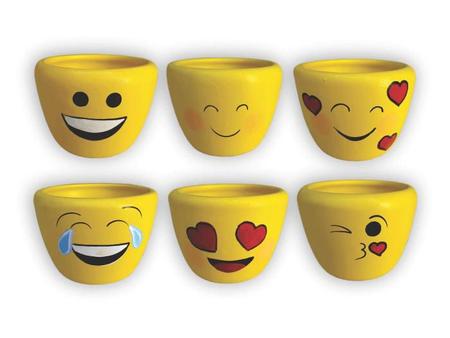 Vaso Emoji para Suculentas e Cactos