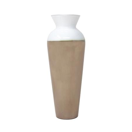 Imagem de Vaso De Vidro Decorativo Flores Arranjos Buquê Flor Artificial Vasinho Efeito Degrade Moderno Presente Objeto Decoração