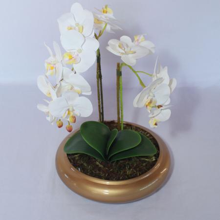 Imagem de Vaso decorativo bacia orquídea suculentas  escolha a cor