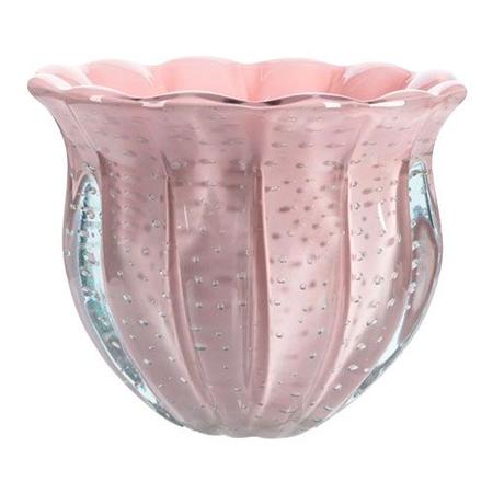 Imagem de Vaso Decorativo em Murano RosaCandy - Vasos Clássicos de Luxo com Elegância Distinta - Decorativos de Qualidade Duradoura!