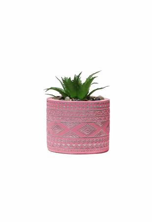 Imagem de Vaso em Cimento com Suculenta Planta Artificial Cachepot