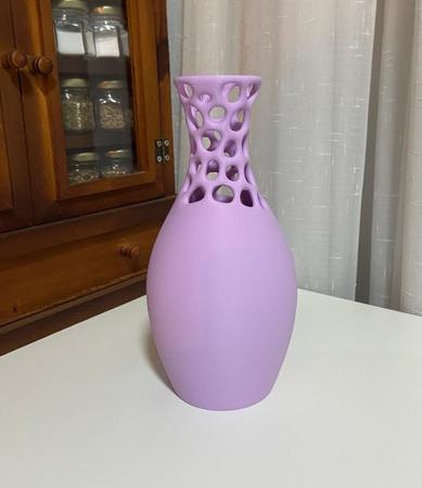 Imagem de Vaso Jarro Decorativo Voronoi Flowers - Impressão 3D - 20cm