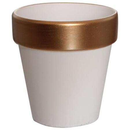 Vaso Metalizado Em Cerâmica Moment Imagem de Vaso Metalizado Em Cerâmica Moment