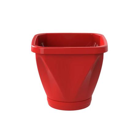 Imagem de Vaso para Plantas Decorativo Quadrado Com Prato N13  Uninjet