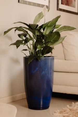 Imagem de Vaso Polido N4 Estilo Vietnamita Marmorizado Plantas e Flores