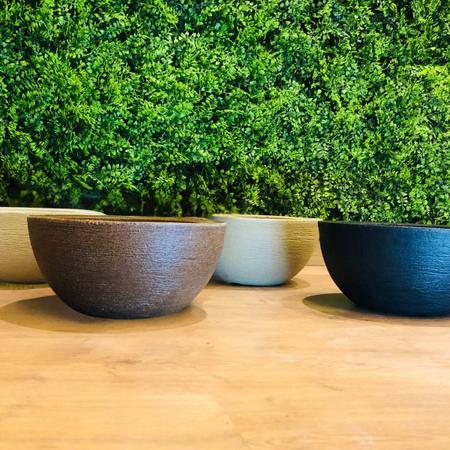 Vaso polietileno bacia para plantas naturais artificiais decoração - Vai de Tech Imagem de Vaso polietileno bacia para plantas naturais artificiais decoração