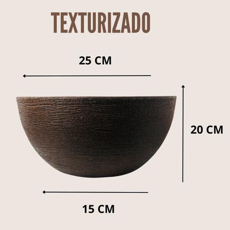 Vaso polietileno bacia para plantas naturais artificiais decoração - Vai de Tech Imagem de Vaso polietileno bacia para plantas naturais artificiais decoração