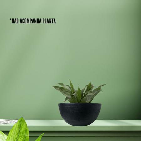 Vaso polietileno bacia para plantas naturais artificiais decoração - Vai de Tech Imagem de Vaso polietileno bacia para plantas naturais artificiais decoração