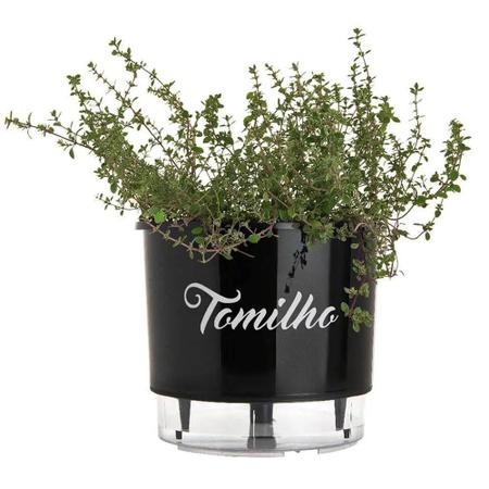 Imagem de Vaso Raiz Auto Irrigável N3 16X14 Preto Tomilho Gourmet