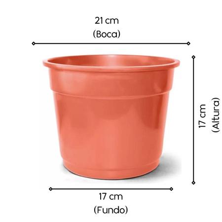 Imagem de Vaso Redondo 04 (4,9L) Cerâmica NUTRIPLAN