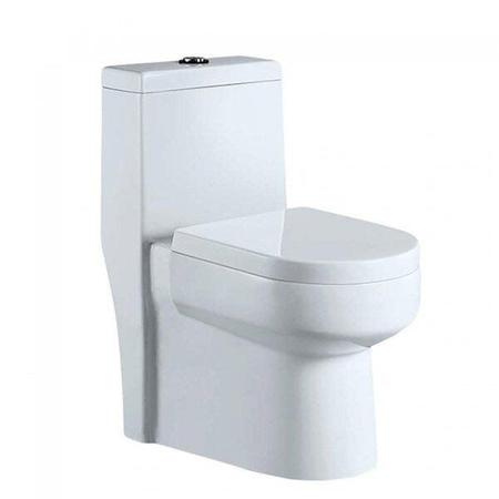 Imagem de Vaso Sanitário com Caixa Acoplada Monobloco Adamas ADM-857 Completo com Assento Soft Close