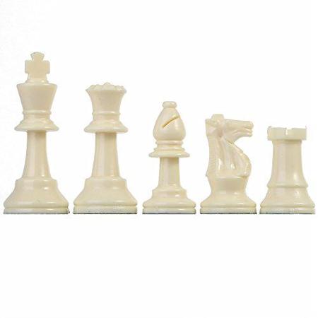 Vbestlife Chess, Torneio de Peso Jogo de Xadrez Jogo de Tabuleiro  Internacional Peças de Xadrez Completas Chessmen Set Black & White  International Chess Set (Grande 77mm) - Jogo de Dominó, Dama e