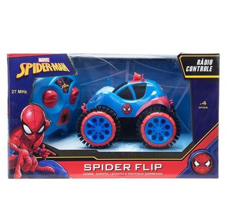 Veículo Controle Remoto Homem-Aranha Spider Flip