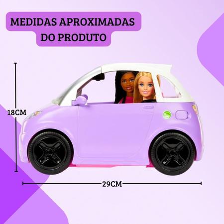 Barbie Carro Eléctrico Mattel HJV36 - Juguetilandia