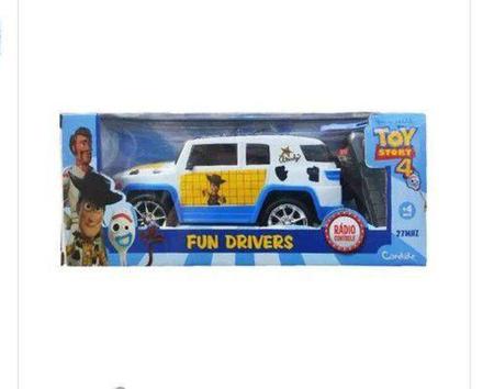 Imagem de Veículo de Controle Remoto  Fun Drivers Disney Toy Story Woody Candide 4912