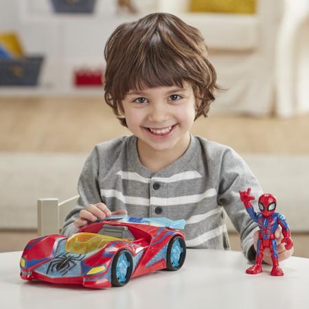 Homem Aranha Spider Man Carro de Corrida - Hasbro - A sua Loja de