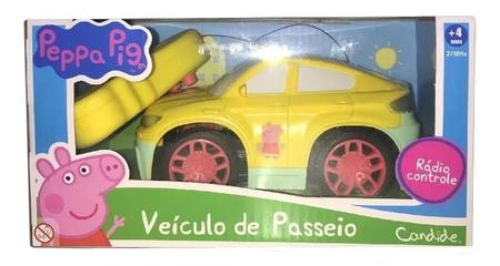 CARRO COM CONTROLE REMOTO RC3 FUNC - PILHAS - PEPPA PIG - Top Brasil  Presentes