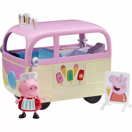 Imagem de Veículos Da Peppa - Caminhão De Sorvete com 1 Figura Articulada Peppa Pig - Sunny 2307
