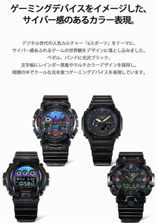 Imagem de Veja a série de arco-íris virtual CASIO G-Shock GA-700RGB-1AJF