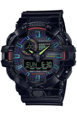 Imagem de Veja a série de arco-íris virtual CASIO G-Shock GA-700RGB-1AJF