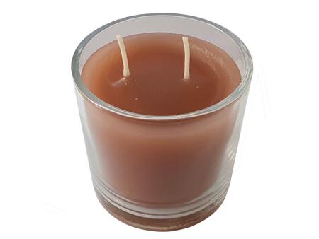 Imagem de Vela Aromática Perfumada De Canela Com Tampa De Madeira