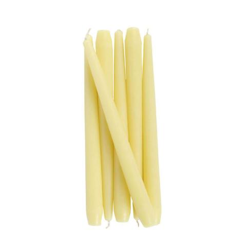 Vela Castiçal Cônica 25 Cm Amarelo - Candella Imagem de Vela Castiçal Cônica 25 Cm Amarelo