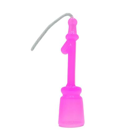 Vela de Bolo Aniversario Rosa Brilhante Purpurina 1 Unidade Imagem de Vela de Bolo Aniversario Rosa Brilhante Purpurina 1 Unidade