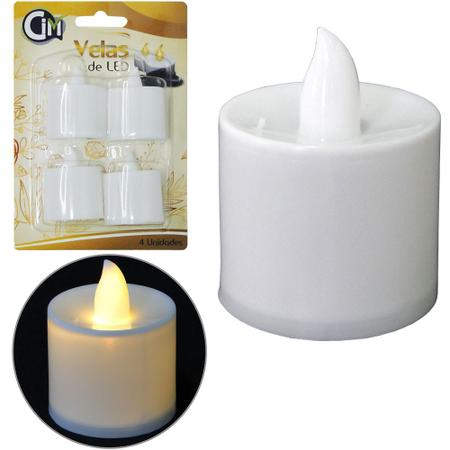 Velas Decorativas 4 Peças Monaliza Import - Carrefour