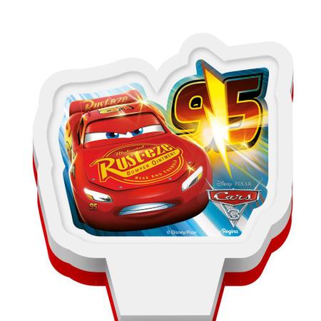 Vela Disney Cars 3 Carros Para Bolo - Aniversário E Festa - Regina Festas -  Vela de Aniversário - Magazine Luiza