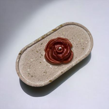 Imagem de Vela Rosa Brilhante Perfumada 40g - Torta de Maçã