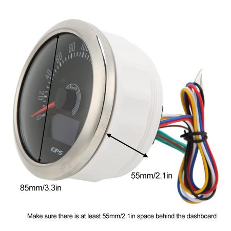 Imagem de Velocímetro GPS Aramox 0-200KM/H com luz de pisca-pisca para carro