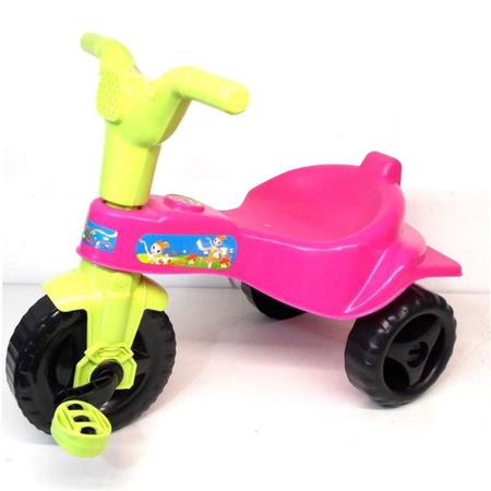 Imagem de Velotrol Infantil Triciclo Rosa Motoca Pedalar Menino