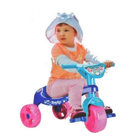 Triciclo Motoca Infantil Ice Com Haste Tchuco Samba Toys