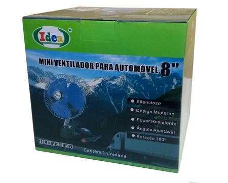 Imagem de Ventilador Automotivo 24 Volts Caminhão Vans Trailers 8 Pol