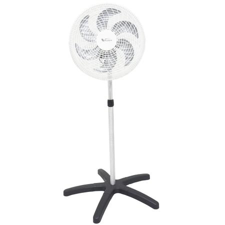 Imagem de Ventilador Coluna 50cm Plástico Branco 200W Industrial Turbo Turbão 6 Pás Bivolt 110V 220V Vitalex